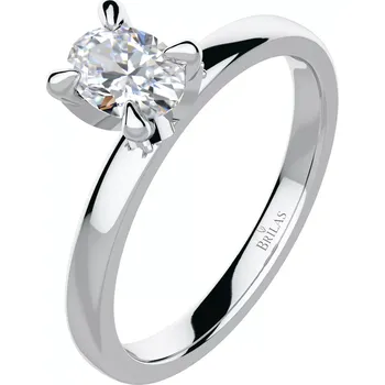 Prsten Gloro W Briliant - zásnubní prsten z bílého zlata s brilianty