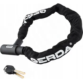 Zámek na kolo Zámek na kolo řetězový Gerda 90 cm, 6 mm s reflexním páskem