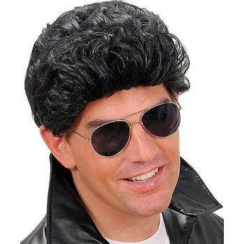 Karnevalová paruka Widmann Pánská krátká černá paruka