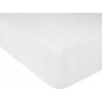 Prostěradlo Froté prostěradlo s gumou 180x200 cm, bílé