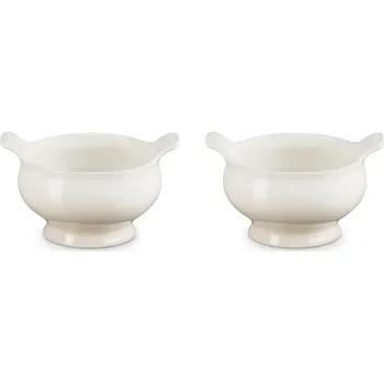 Le Creuset, Misky na bujón Le Creuset, kameninové, béžové, 600 ml, 2 ks - Formadore