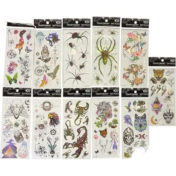 Odstranitelné tetování Tetování Adar 1 ks mix