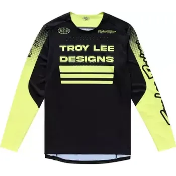 cyklistický dres Troy Lee Designs Sprint pánský dres dlouhý rukáv Segment Black vel. 2XL