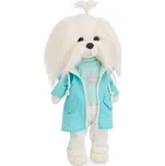 Orange Toys Plyšový pejsek maltézská fenka Lucky Doggy - Mimi Rainy Day