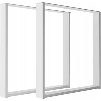 Jídelní stůl Kovové nohy ke stolu, stolku, psacímu stolu, loft industrial, podstavec BÍLÁ