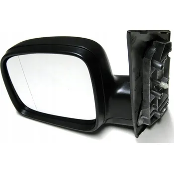 Auto zrcátko MECHANICKÉ ZPĚTNÉ ZRCÁTKO ČERNÉ LEVÉ pro VW Caddy 2004-