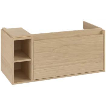 Koupelnový nábytek Villeroy & Boch Skyla - Skříňka pod umyvadlo 972x439 mm, 1 zásuvka, otevřená část vlevo, Nordic Oak C79000VJ