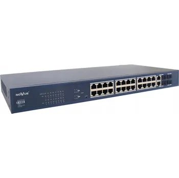 Switch Přepínač síťový přepínač PoE+ s 24 porty NVS-5124SP NoVus