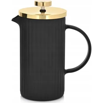 Konvice na čaj AMBITION Curly Gold Konvička na čaj se sítkem 600 ml Sklo Stylový Design