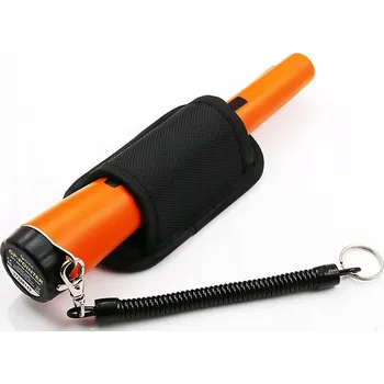 Detektor kovů Mobilly Detektor kovu příruční s pouzdrem, oranžový