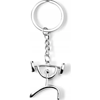 PŘÍVĚSEK NA KLÍČE SPORTOVCE VZPIERÁNÍ PRO SILÁKA