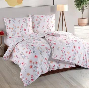 Povlečení Sada povlečení BedTex 140 x 200 cm bílá