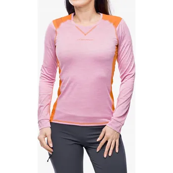 Dámská mikina Mikina termoaktivní mikina La Sportiva Beyond Long Sleeve - rose/cherry L