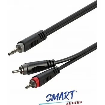 Audio kabel Audio kabel Jack 3,5 mm stereo / 2 x RCA 6 m Roxtone SAYC150L6