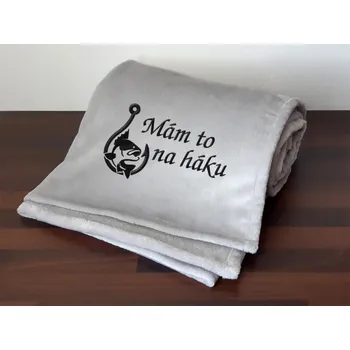 deka Deka pro rybáře 150x200 Mám to na háku šedá