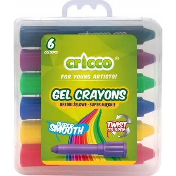 Kresba Gelové Pastelky Cricco 6 ks