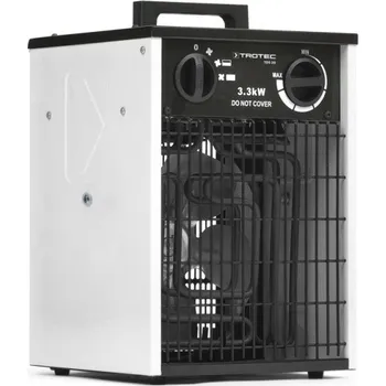 Přímotop Elektrické topidlo TDS 20 Trotec - 3,3 kW, s termostatem (Černá, bílá, horká! Ideální pro mnoho stacionárních topných aplikací.)