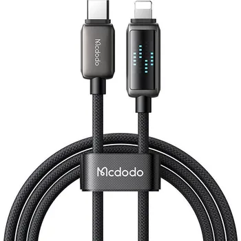 Datový kabel Mcdodo CA-2630 USB-C to Lightning cable, 36W, LED display, 1.2m