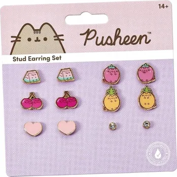 Náušnice PUSHEEN náušnice 6 SAD, puzetky, šroubovací, bez kadmia, niklu a olova