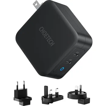 Choetech PD6008 2xUSB-C PD 100W GaN síťová nabíječka