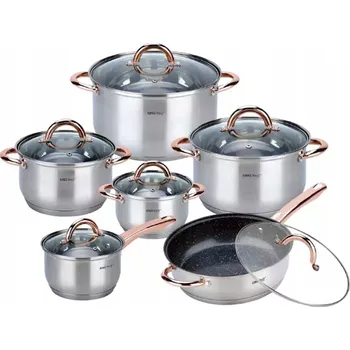 Sada nádobí SADA HRNCŮ 12 DÍLŮ KINGHOFF KH-1766