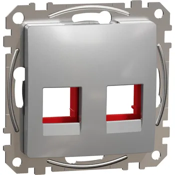 vypínač Sedna D/E - Kryt pro RJ45 KRONE UTP konektor, Aluminium