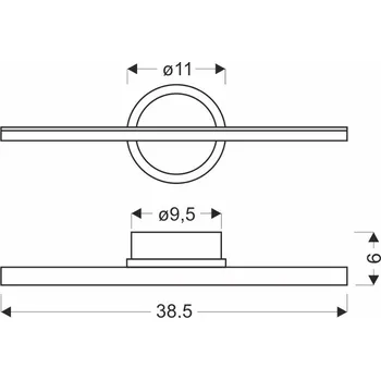 Nástěnné svítidlo BATUTA 1 nástěnné svítidlo dřevěné 10W LED 3000K stínidlo bílé
