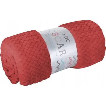 deka Deka 150x200 EuroFirany OSCAR mikrovlákno červená