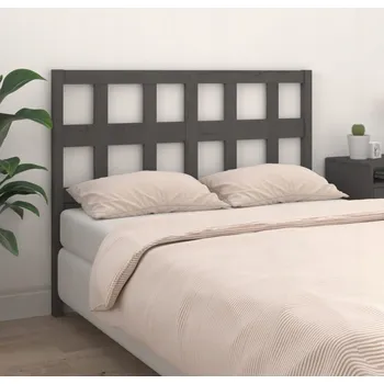 Čelo postele VidaXL , šedé, 125,5 x 4 x 100 cm