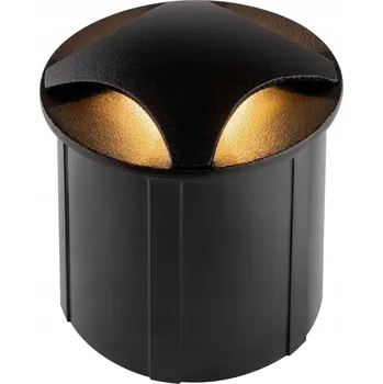 Nájezdové svítidlo do země moderní černé kulaté LED IP65 6 cm Maytoni