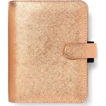 Diář Filofax Saffiano Metallic A7 týdenní 2026