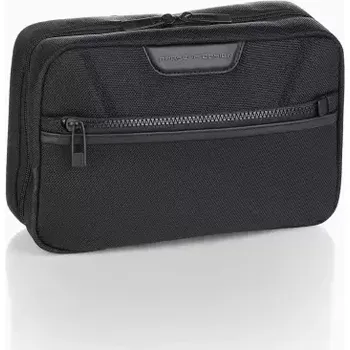 Kosmetická taška PORSCHE DESIGN Roadster Nylon Washbag Hygienická taška s vnitřním organizérem černá (Plně roztažitelná taška na toaletní potřeby vyrobená z odolného nylonu s chytrým vnitřním organizérem.)