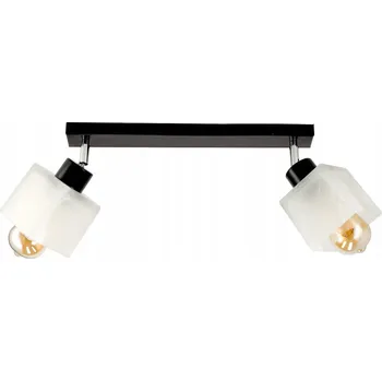 Lampa Sufitowa LED Żyrandol LIŠTA 2xE27 SKLENĚNÁ