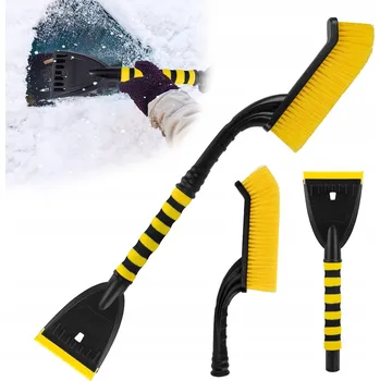 Autoškrabka ŠKRABKA NA LED S KARTÁČEM NA ODSTRAŇOVÁNÍ SNĚHU Z AUTA