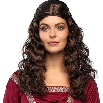 Karnevalová paruka Boland Hnědá dámská historická paruka