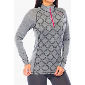 Dámská mikina Mikina dámská mikina Dovre Half Zip Base - šedá L