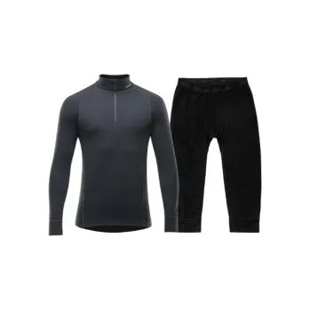 Pánské termo spodní prádlo Devold Devold DUO ACTIVE SET pánský rolák s půlzipem + 3/4 kalhoty