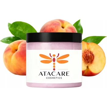 Tělový peeling Solný tělový peeling ATACARE s broskvovou vůní 250 g