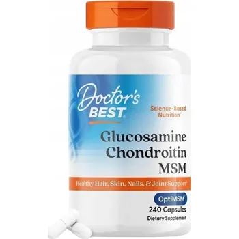 Kloubní výživa Doplněk stravy Doctor's Best Glukosamin Chondroitin MSM 240 kapslí.