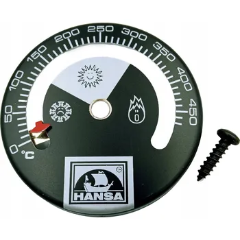 Domácí teploměr Hansa Magnetický teploměr na kamna, krb, pec