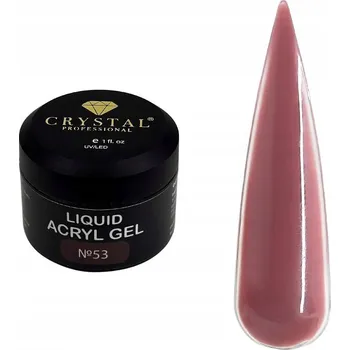 Lak na nehty Liquid Acryl Gel #53 50 ml CRYSTAL PROFESSIONAL Gel pro posílení nehtů