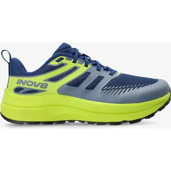 Pánská běžecká obuv Pánské běžecké boty Inov-8 TrailFly Max Wide - modrá/limetková/černá, velikost 42