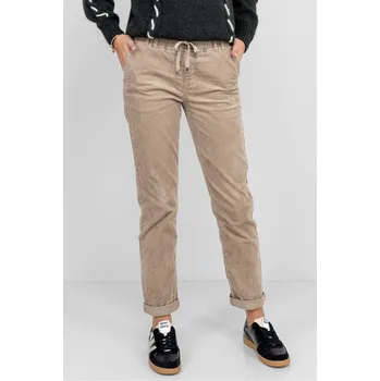 Dámské tričko Red Button bavlněné manšestrové kalhoty Tessy béžové Velikost: 44