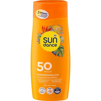 Přípravek na opalování Opalovací mléko Sundance SPF 50