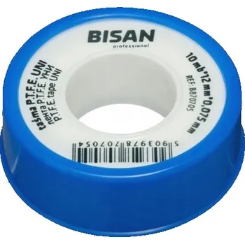Izolační páska BISAN Těsnicí páska na závity P.T.F.E. UNI 10 m B870705