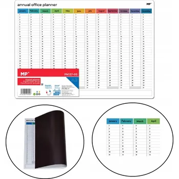 ! MP MAGNETICKÁ TABULE ROČNÍ PLÁNOVAČ A2