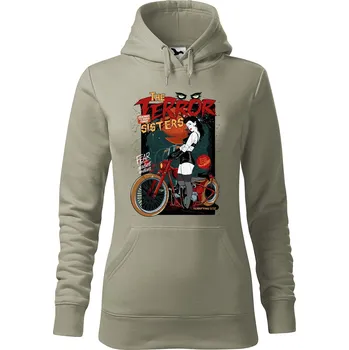 Pánská mikina Dámská mikina Terror sisters Velikost (žena): L, Vyberte barvu: Světlá khaki