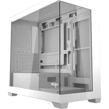 PC skříň Počítačová skříň Darkflash C218M + 6 ventilátorů ARGB (bílé)