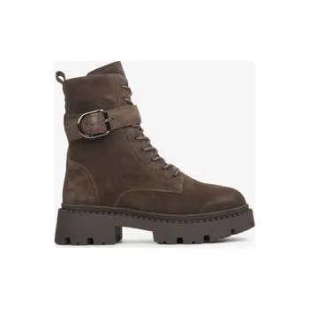 Dámské kozačky Estro Polokozačky ER00113910 Hnědá 37