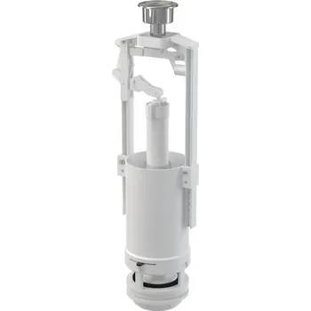 splachovač Alca Vypouštěcí ventil drain pro wc nádržky STOP tlačítko chrom A2000